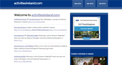 Desktop Screenshot of activitiesireland.com