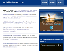 Tablet Screenshot of activitiesireland.com